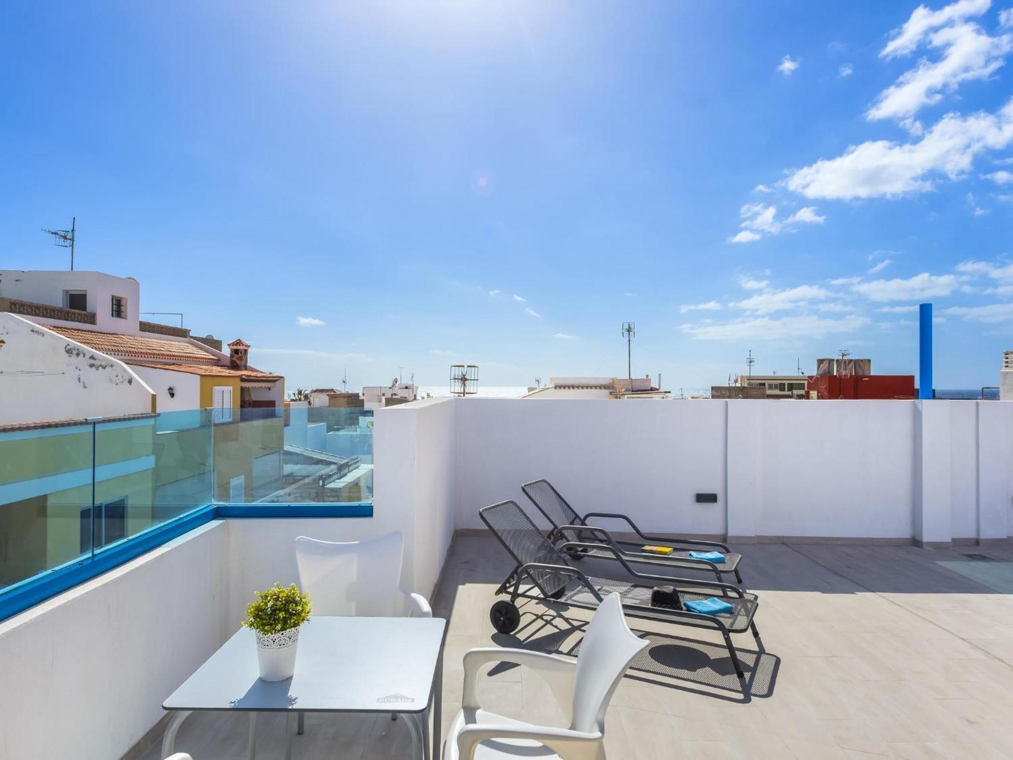 Okeanos Eco Guest House Los Abrigos Kültér fotó